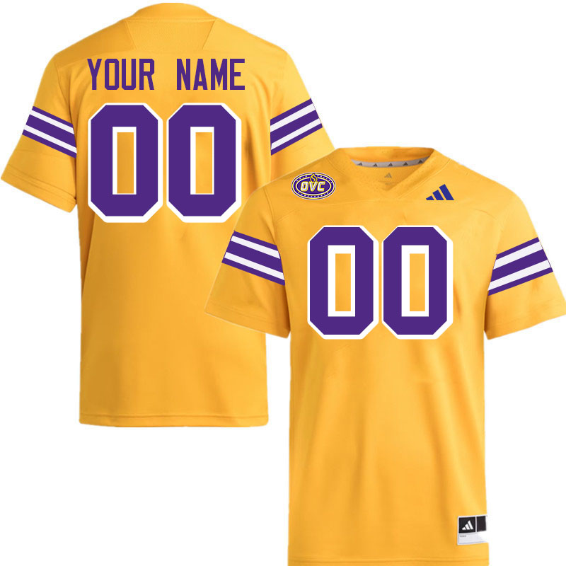 Custom Tennessee Tech Golden Eagles Name And Number Football Jerseys-Gold